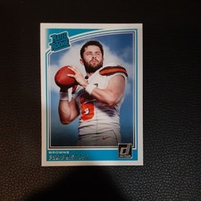 Baker Mayfield 2018 Panini Donruss Rated Rookie Card #303 Cleveland Browns Rams. rookie card picture
