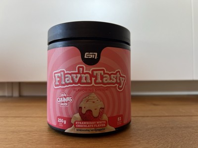 ESN Flavour Powder Strawberry White Chocolate  Neu 250g 