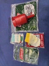 Coleman String Tie Lantern Mantles (5X, Incl 2X GOLD) and Filter Funnel