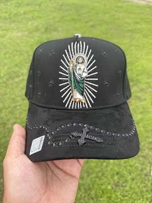 San Judas Tadeo Cap Religious Saint Embroidered Adjustable One Size
