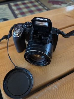 Nikon COOLPIX P80 Digital Camera Black No Battery Untested AS-IS