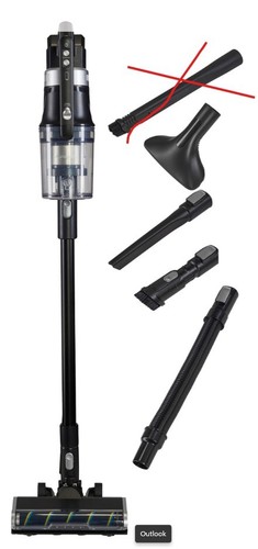 HANSEATIC Akku-Hand-und Stielstaubsauger HVS450BMC HEPA H12 Filter 40555419