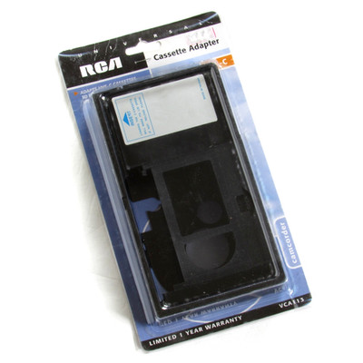 RCA Universal VHS-C Cassette To Standard VHS Adapter VCA113 New