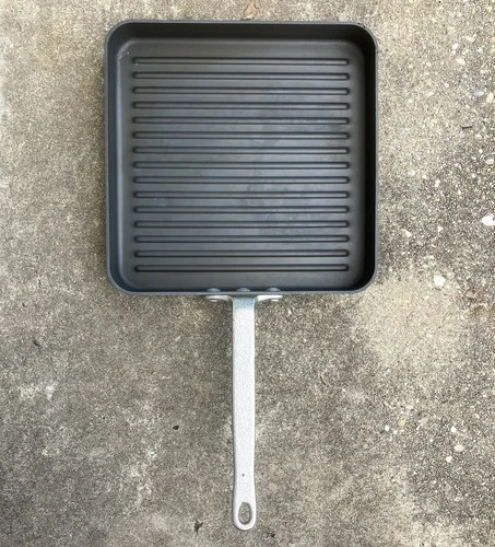 11" Hard Anodized Square Grill Pan Griddle Unbranded Calphalon ALL CLAD Style