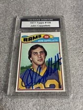 1977 Topps John Cappelletti #108 Autographed Rookie Card - Encapsulated. rookie card picture