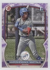 2023 Bowman Prospects Purple Pattern 196/199 Mairoshendrick Martinus #BP-55 0s9t