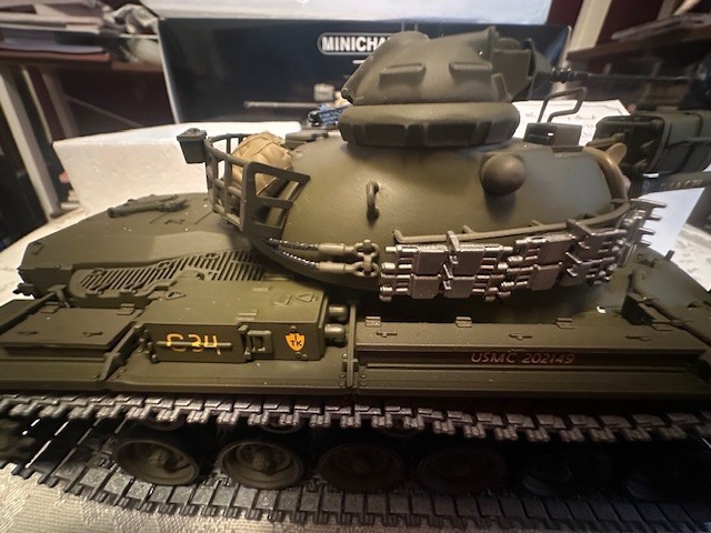Minichamps 1:35 M48 A3 “Vietnam 1969” Die‑Cast Tank – Patton