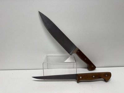 GERBER Classic Walnut 6  & 8  Kitchen Knives 1202 & 1210