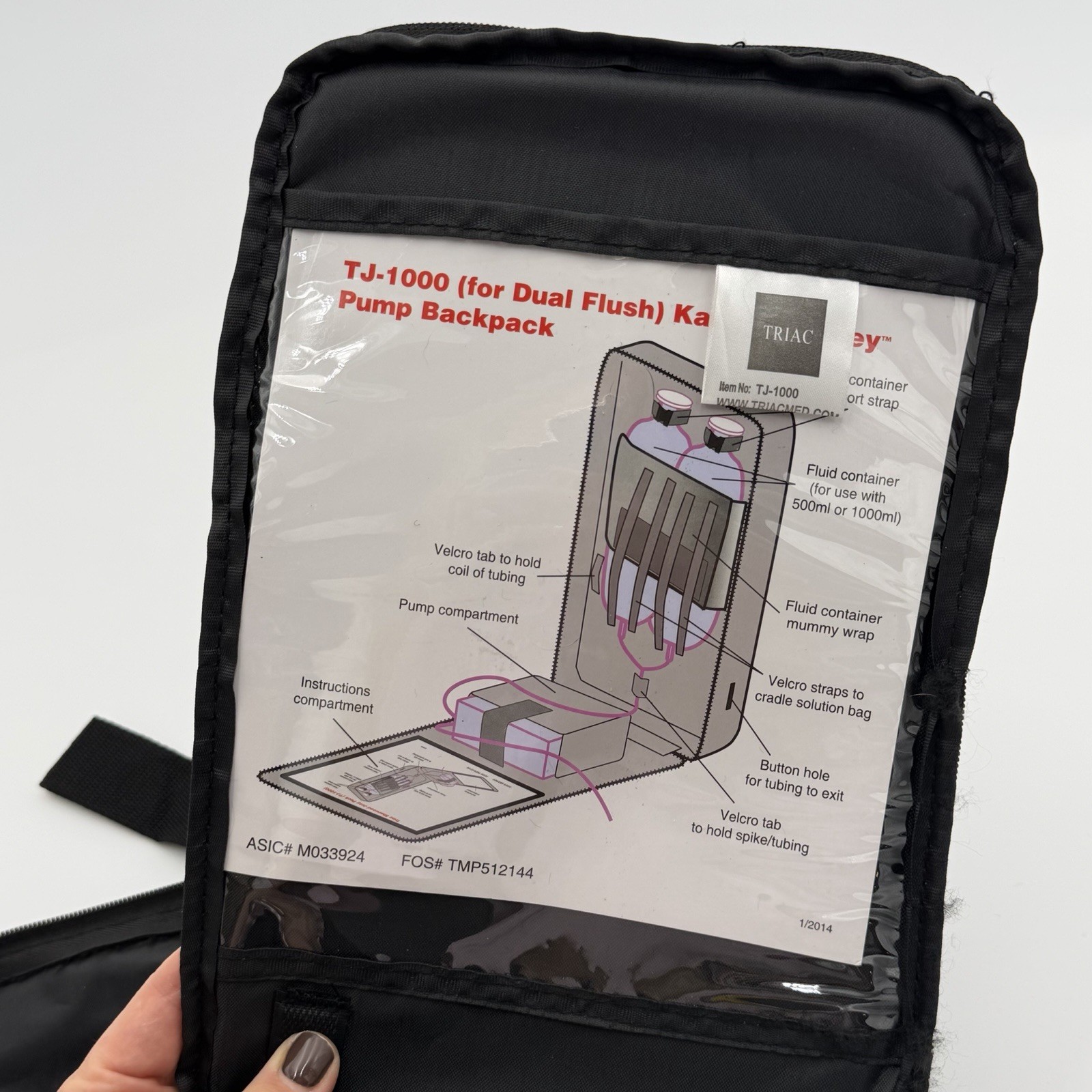 Black Utility Backpack with Adjustable Straps & I… - image 14