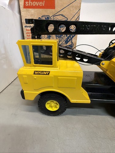 1968-1970 Nylint Michigan Shovel Crane #2201 + Original Box - Afbeelding 10 van 24
