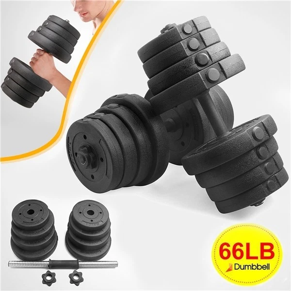 20KG Adjustable Dumbbells Pair of Hand Weight Set for Home Gym Fitness Training, photo 2 of 5