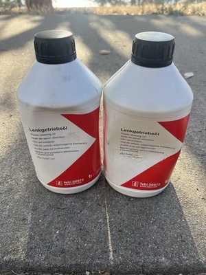 Pack of 2 For Mercedes Febi Bilstein 08972 Power Steering Fluid 2 Ltr 0009898803
