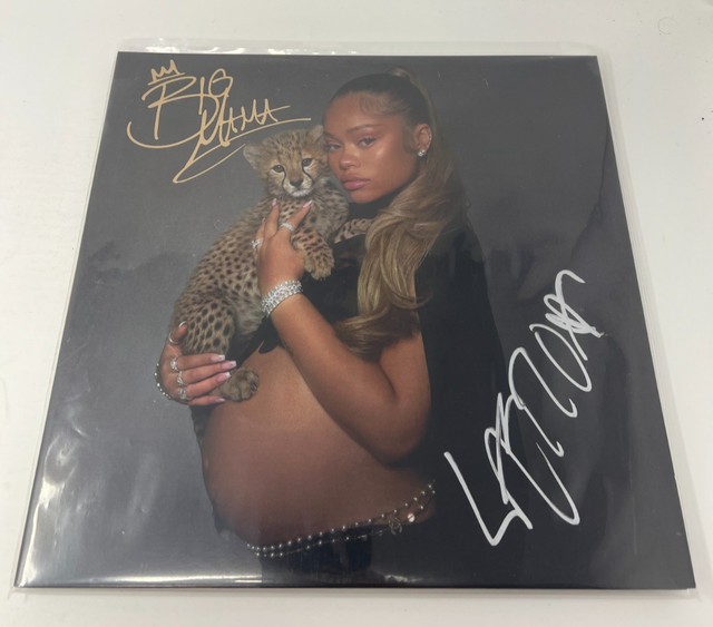 Latto Big Mama Main Cover Vinyl Signed Cover LP Record Pregnancy AUTOGRAPH