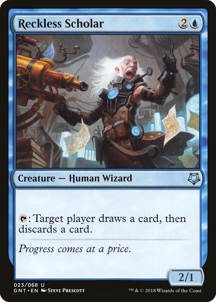 Reckless Scholar [Game Night] Magic MTG