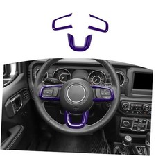 for Wrangler JL Steering Wheel Trim Decal Panel for Jeep Wrangler JL Purple