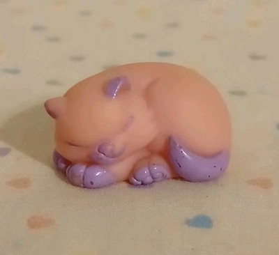 Hasbro My Little Kitty Li'l Litters Dreamy Siamese Kitten Pink Purple Cat 1''