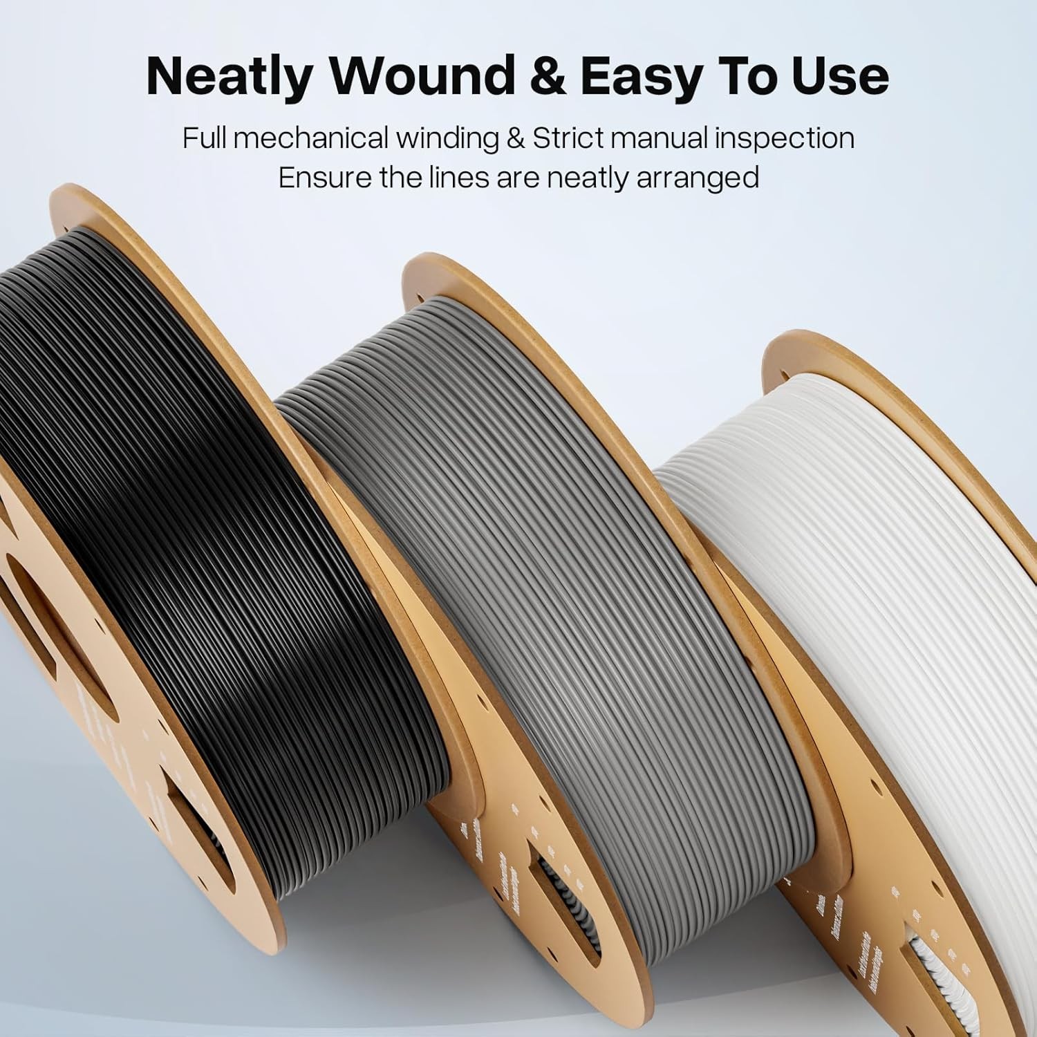 DEEPLEE PLA Plus 1,75 mm Filament schwarz 1 kg, PLA+ 3D PLUS, 1 kg  - Bild 4