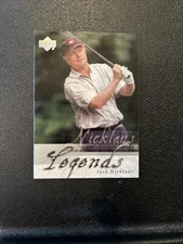 Jack Nicklaus 2002 Upper Deck Golf Cards Legends #50 Silver