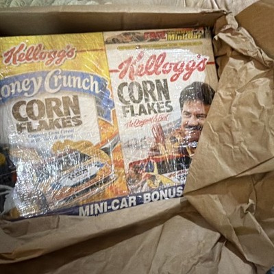 Kellogg Corn Flakes Honey Crunch Multicolor Cereal Advertising Signs