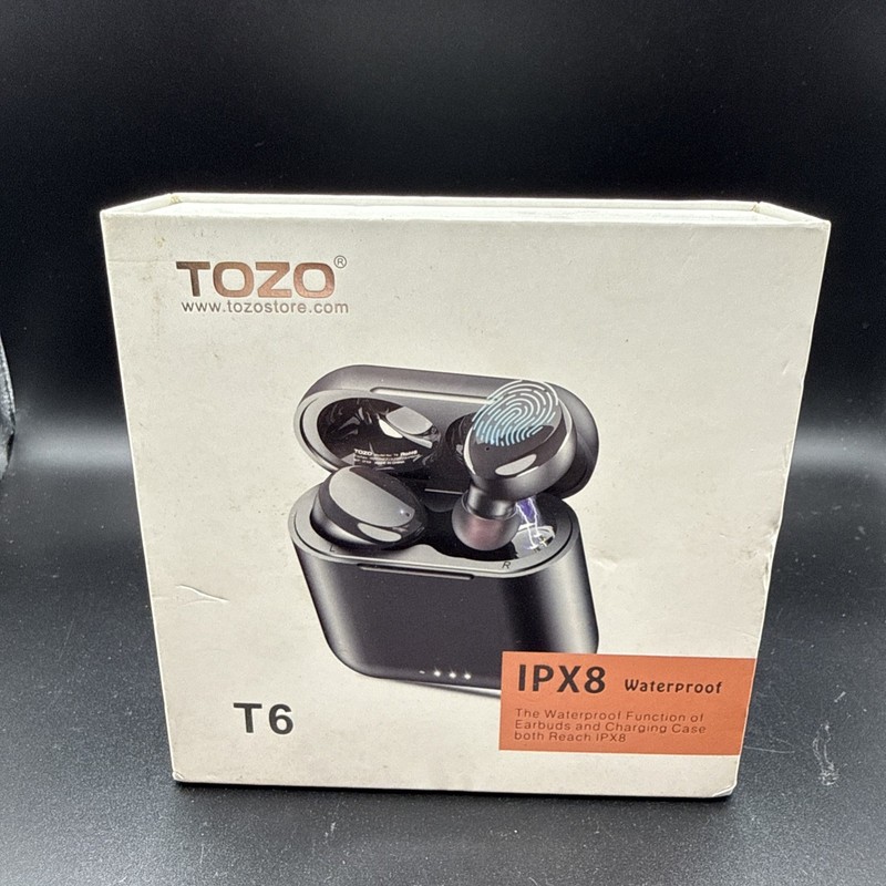 TOZO T6 True Wireless Earbuds Bluetooth 5.3, IPX8 Waterproof, Stereo Headphones