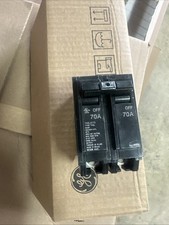 GE THQL2170, 70 Amp, 240 Volt, 2 Pole, Plug-In Circuit Breaker