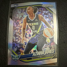 Panini Prizm WNBA 2025 Aziaha James #83 Dallas Wings Silver Prizm RC