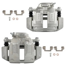 For Mercedes-benz C240 03-05 C280 06-07 2pcs Silver Front Brake Calipers