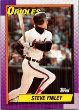 1990 Topps #349 Steve Finley