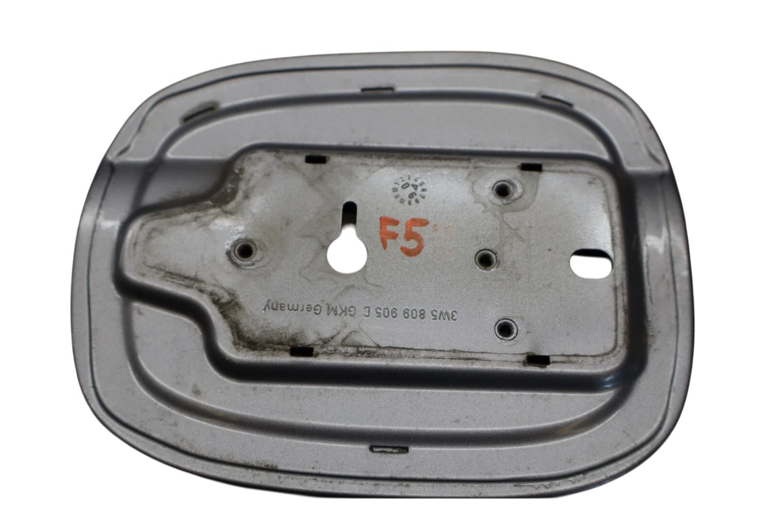 06-13 Bentley Continental Rear Fuel Gas Filler Door Flap Silver 3W5809905C OEM