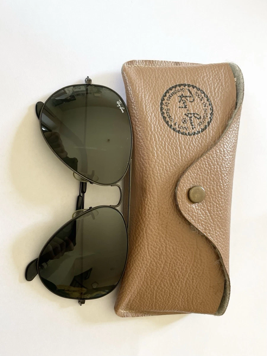Étui À Lunettes De Protection En Cuir Vintage Coque Rigide Boîte De