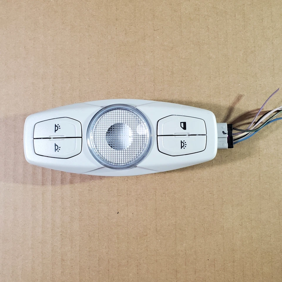 2013-2018 Ford C-Max Interior Front and Rear Overhead Dome Light OEM Set - Image 4 of 4