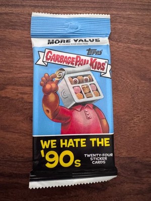 2019 Topps Garbage Pail Kids We Hate the '90s Value Pack - 24 Sticker Cards Seal