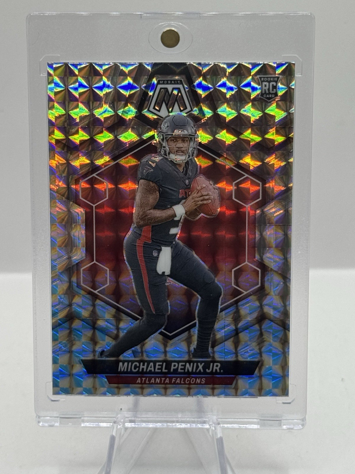 Michael Penix Jr. RC Mosaic Prizm 2024 Panini Mosaic #308 Atlanta Falcons