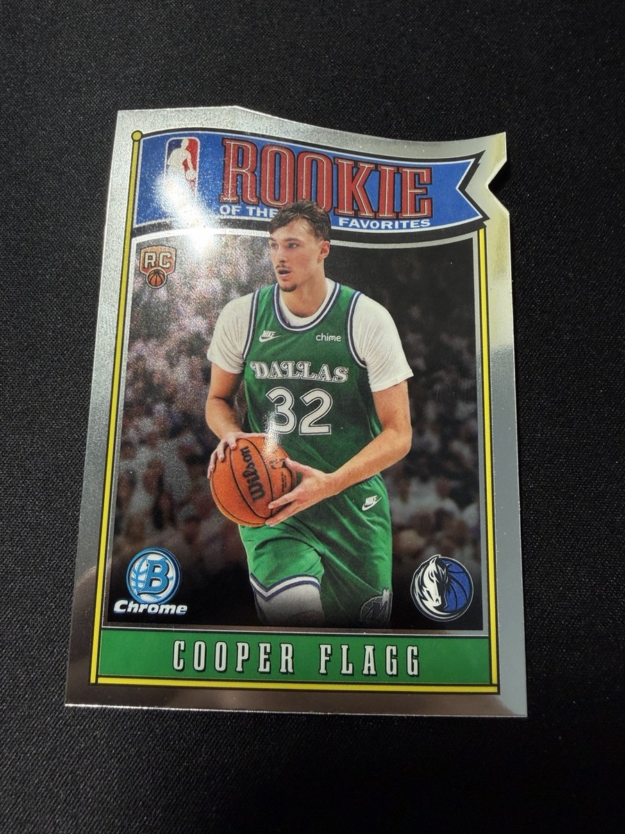 2025 Topps Bowman Chrome- Rookie of the Year Favorite Cooper Flagg 