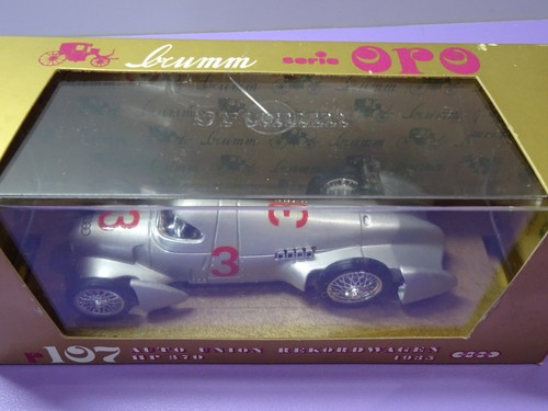 1/43 BRUMM R107 AUTO UNION REKORDWAGEN 1935 #3 Boxed - Picture 5 of 5