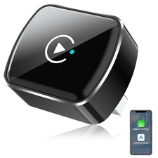 Wireless CarPlay Adapter  Android Auto, 2-in-1 Convert Black