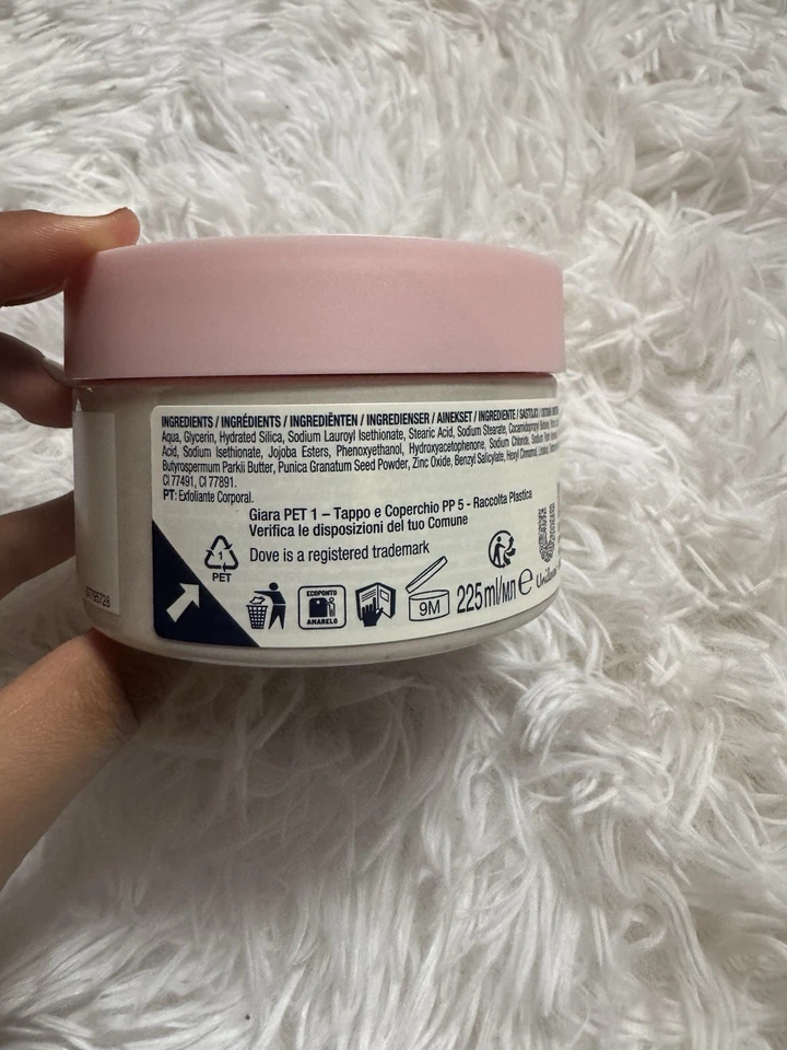 Dove Exfoliating Body Scrub with Pomegranate & Shea Butter , (225ml 2pack) - Image 4 of 4