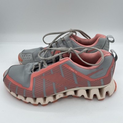 Reebok Women's ZigWild TR 6 Trail Running Shoe Size 8 Grey/Coral/Pink