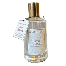 Sand + Fog Cream & Sugar Hair Perfume Spray Almond Vanilla Full Size 3.2 Fl Oz