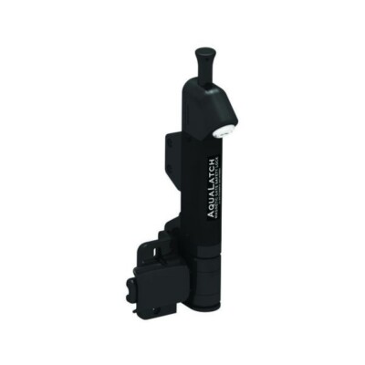 AquaLatch Magnetic Pool Safety Latched, Key Lockable 10''Height - Black