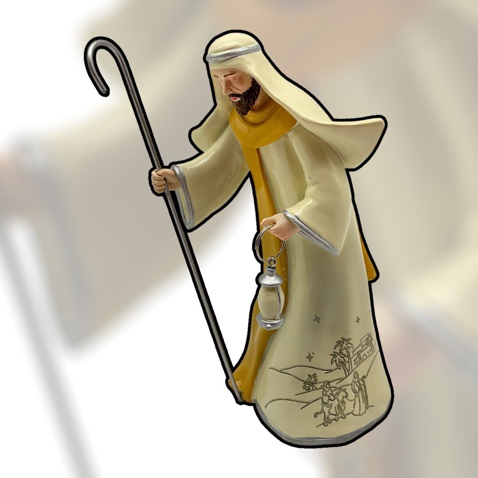 Hawthorne Village Silver Blessings Nativity Christmas Tree Collection