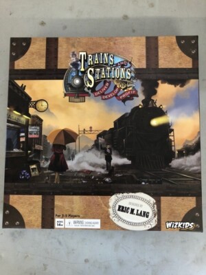 TRAINS AND STATIONS - excellent train and dice game by Eric M. Lang - nickel