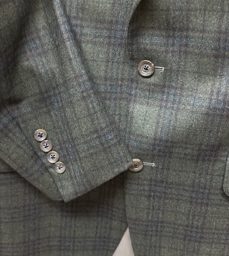 Loro Piana Reserve Patrick James Super 120's Wool Fabric Made in Italy Size 44 - Picture 4 of 12