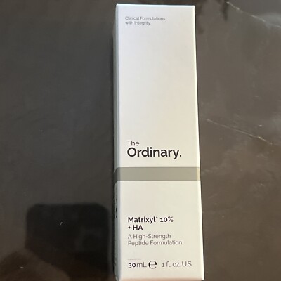 NEW The Ordinary Matrixyl 10% + HA High Strength Peptide Formulation 30ml Womens