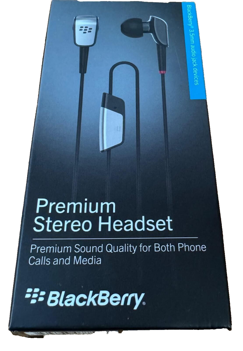 BlackBerry Premium Stereo Handsfree for Z10 Z30 Q10 Q20