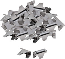 40 Pack Upholstery Stay Wire Clips For Sofa Couch And Chair Spring Repair Includ