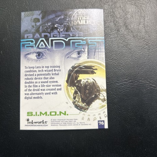 11d Lara Croft Tomb Raider 2001 #76 Gadgets Price Lethal Droid - Picture 2 of 2