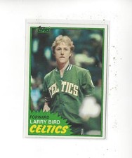 1981-82 Topps #4 Larry Bird Celtics - NM-MT
