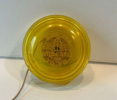 Vintage 1970's Acrylic Classic Duncan Imperial Yo-Yo Yellow