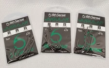 6th Sense 4/0 Jugular Hybrid Fishing Hooks , Lot Of 3 Packages 